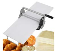 Sfogliatrice manuale, rullo per pasta da banco con spessore regolabile, macchina per pasta commerciale per panetteria e pizza