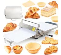 Sfogliatrice manuale, rullo per pasta pieghevole con regolazione | Questa sfogliatrice manuale è una macchina per impastare pieghevole con impostazioni regolabili, perfetta per la cottura e la