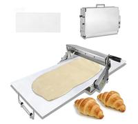 Sfogliatrice Manuale, Sfogliatrice Manuale in Acciaio Inossidabile, Sfogliatrice Pieghevole, Spessore Regolabile, Utilizzata for Fare Pizza e Pasta(A300)