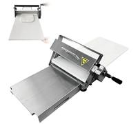 Sfogliatrice Manuale Sfogliatrice Pieghevole per Pasta Stendipasta in Acciaio Inox per panetteria Pizza Uso Domestico e Commerciale Spessore della sfoglia Regolabile,S