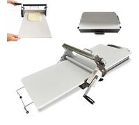 Sfogliatrice Pasticceria Manuale In Acciaio Inox, Pieghevole Compatta Srotolatrice Per Pasta, Macchina Per Pasta Sfoglia, Impasti Spessore Regolabile 0-27mm, Con Tavola Grande, Per Croissant, Pizza