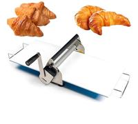 Sfogliatrice per impasto, in acciaio inox con grande tavola 99,1 x 39,4 cm, spessore regolabile 0,5-27 mm, rullo pieghevole per pasticceria pizza croissant