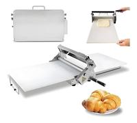 Sfogliatrice per impasto, rullo manuale ed elettrico in acciaio inox, spessore regolabile per una perfetta crosta, preparazione dell'impasto della pizza