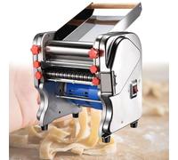 Sfogliatrice Per La Pasta, Macchina Per La Pasta Elettrica Commerciale In Acciaio Inossidabile Da 550 W Con Lama Tonda/Linguine,Per Pasta,Pasta E Tagliatelle(FKM180)