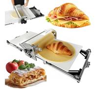 Sfogliatrice per pasta sfoglia e rullo per fondente, spessore regolabile 0,2 - 3 cm, design reversibile per pasta sfoglia e fondente