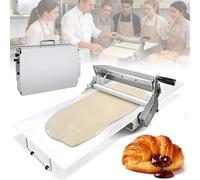 Sfogliatrice piegante commerciale della pasta, rullo della pasticceria dell'acciaio inossidabile, spessore regolabile per panetteria, pizza e croissant