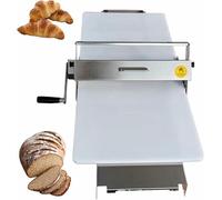 Sfogliatrice pieghevole con tavola per sfoglia, macchina per sfogliare manuale, laminatrice per croissant, acciaio inossidabile, spessore della sfoglia regolabile