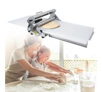 Sfogliatrice Pieghevole - Macchina Stendipasta Manuale 40cm con Spessore Regolabile, per Pizza, Cornetti, Pasticceria & Fondant Design da Tavolo,Commercial