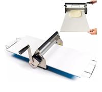Sfogliatrice pieghevole manuale per pasticceria, pizza e croissant, in acciaio inox, spessore regolabile 0,5-27 mm, uso commerciale e domestico
