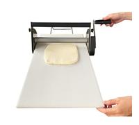Sfogliatrice pieghevole per impasto, in acciaio inox, spessore regolabile da 0,5 a 17,5 mm, design compatto per una facile conservazione e utilizzo