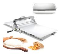 Sfogliatrice pieghevole per impasto, spessore regolabile, per panetteria, pizza e croissant, design compatto per uso domestico