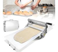 Sfogliatrice pieghevole per la casa, rullo per impasto manuale con spessore regolabile, in acciaio inox, per pizza, cornetti, pasticceria, fondente, design da tavolo