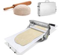 Sfogliatrice Pieghevole per Pasta, Sfogliatrice Manuale in Acciaio Inox, Sfogliatrice per Pasta Commerciale, Stendipasta da Tavolo, Spessore Regolabile, per Preparare Pasta Sfoglia per Pasticceria