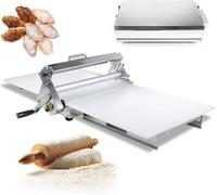 Sfogliatrice pieghevole, sfogliatrice in acciaio inox, da banco, macchina for impastare con spessore regolabile