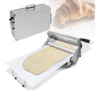Sfogliatrice professionale a mano, design compatto e pieghevole per piccole cucine, capacità 300 g/600 g, ideale per pizza, pasta, pasticceria danese, spessore regolabile
