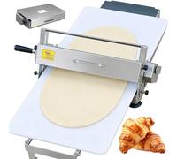 Sfogliatrice Professionale Pieghevole | Macchina Sfogliatrice per Pasta Sfoglia e Croissant | Laminatrice per Pasticceria, Panetteria e Uso Commerciale | Stendi Pizza Compatta in Acciaio Inox Large