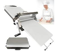 Sfogliatrice, Sfogliatrice compatta da banco, macchina for stendere la pasta manualmente, spessore della sfoglia regolabile, for in acciaio inossidabile, 300(300)