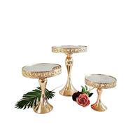 SFOIKVG Alzatina per dolci Alzata for torta for rotonda in metallo Espositore for dessert Alzate for cupcake Festa di nozze Compleanno(30X20cm)