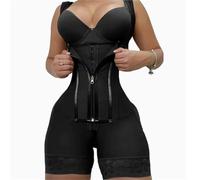 SFOIKVG Cintura Addominale Da Donna Body da donna Guaina modellante a compressione post-parto piatta Cintura for allenamento della vita Corsetto estremo per il supporto addominale(Black,S)