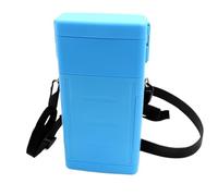 SFOIKVG Custodia Per Freccette La scatola for freccette rigida contiene 6 con punta in acciaio, punte morbide extra, aste, alette, uso durevole per negozio(Blue)
