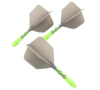 SFOIKVG Voli e Steli Integrati per Freccette Asta for Freccette Integrata e Alette a Forma di Ala Grande per Accessori(Green Shaft-28mm)