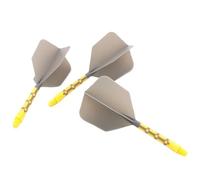 SFOIKVG Voli e Steli Integrati per Freccette Asta for Freccette Integrata e Alette a Forma di Ala Grande per Accessori(Yellow Shaft-33mm)