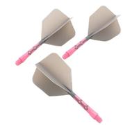 SFOIKVG Voli e Steli Integrati per Freccette Asta for Freccette Integrata e Alette a Forma di Ala Grande per Accessori(Pink Shaft-28mm)