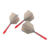 SFOIKVG Voli e Steli Integrati per Freccette Asta for Freccette Integrata e Alette a Forma di Ala Grande per Accessori(Red Shaft-33mm)