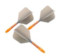 SFOIKVG Voli e Steli Integrati per Freccette Asta for Freccette Integrata e Alette a Forma di Ala Grande per Accessori(Orange Shaft-28mm)