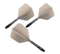 SFOIKVG Voli e Steli Integrati per Freccette Asta for Freccette Integrata e Alette a Forma di Ala Grande per Accessori(Black Shaft-28mm)