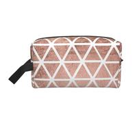 Sfondi modello oro rosa, Borsa per il trucco Borsa per cosmetici Borsa da viaggio portatile da viaggio Borsa per trucco Organizer
