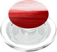 Sfondo astratto di arte in colore bianco e rosso PopSockets PopGrip per MagSafe