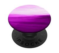 Sfondo astratto di arte in colore bianco e viola PopSockets PopGrip Adesivo
