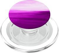 Sfondo astratto di arte in colore bianco e viola PopSockets PopGrip per MagSafe
