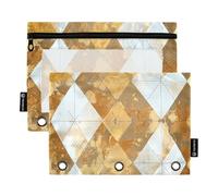 Sfondo bianco con una scacchiera a forma di oro 3 fori per raccoglitori con finestra trasparente astuccio con cerniera occhielli rinforzati in pollici raccoglitori 3 anelli per forniture per ufficio