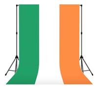 Sfondo con stampa bandiera irlandese per servizi fotografici ritratti, studio fotografico e feste