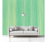 Sfondo Con Venature Del Legno Di Bambù Carta da Parati In Tessuti non Tessuti 300 x 210 cm Murali, Verde Fotomurale Murale, Soggiorno Camera da Letto Cameretta Dei Bambini Decorazione