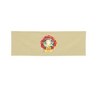 Sfondo decorativo per veterani con stampa a spirale e nastro doppio | Bandierina resistente allo sbiadimento del poliestere con gli occhielli del metallo per onorare i membri del servizio