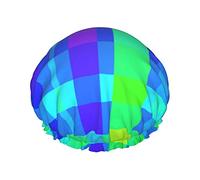 Sfondo di geometrie Riutilizzabile Impermeabile Lavabile Regolabile Adatto a donne Tutte le lunghezze di capelli Cuffia da a