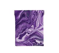 Sfondo Di Marmo Viola Scuro, Spremere il portafoglio superiore da donna Borsa portaoggetti Piccola portamonete Portamonete