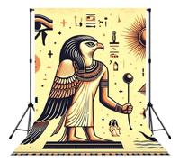 Sfondo fotografico con tasca per bastone, pieghevole, per compleanni, matrimoni, feste, 1,5 x 2,1 m, antico Egitto-Egitto-Faraoni, 1,5 x 2,1 m