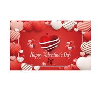 Sfondo fotografico di San - Banner romantico, leggero e impermeabile | Appeso a parete riutilizzabile, decorazione per la raccolta 'anniversario, sfondo per eventi portatile, display per