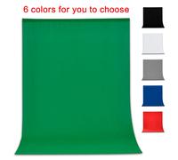 Sfondo fotografico Fondale in mussola liscia di cotone Schermo verde Chromakey Cromakey Panno di sfondo per video in studio fotografico