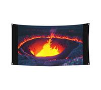 Sfondo fotografico per feste, 178 x 89 cm, grande striscione con stampa vulcano Kilauea