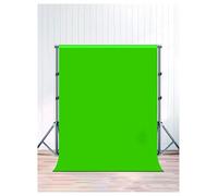 Sfondo fotografico portatile, Kit schermo verde portatile antirughe multicolore in 2 misure for lo streaming fotografico in studio(Green,300x200cm/9.8x6.5ft)