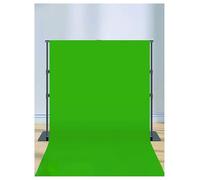 Sfondo fotografico Sfondo fotografico con schermo verde con staffa, dimensioni multiple for video Chromakey(200x300cm/78.7x118in)