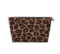 Sfondo fresco di leopardo ghepardo, Borsa da toilette Borsa per trucco Borsa per cosmetici Borsa da toilette da viaggio portatile