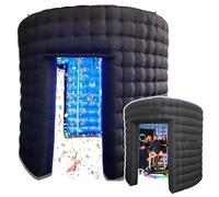 Sfondo gonfiabile della cabina della foto con illuminazione di RGB LED per gli eventi della festa nuziale