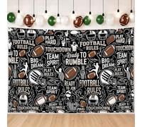 Sfondo grafico a tema festa della partita di calcio, 200 x 150 cm