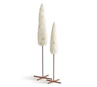 Sfondo in metallo con stella di salice, accessorio dipinto a mano